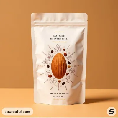 AI-Generated packaging for Food pouch in the Packaged Foods industry