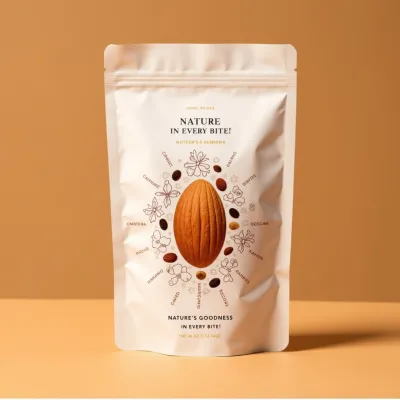 AI-Generated Food pouch packaging for Packaged Foods