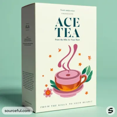 AI-Generated packaging for Carton box in the Beverages industry