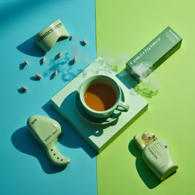 AI-Generated hunter green carton box packaging