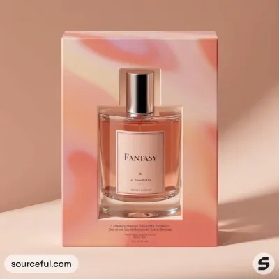 AI-Generated packaging for Perfume bottle in the Beauty and Personal Care industry