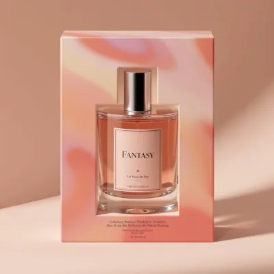 AI-Generated Perfume bottle packaging for Beauty and Personal Care