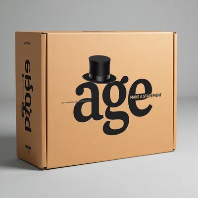 AI-Generated packaging for Mailer box