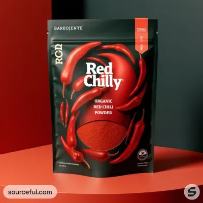 AI-Generated packaging for Food pouch in the Organic and Natural Products industry