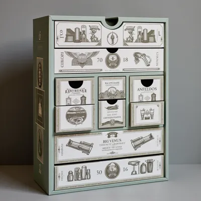 AI-Generated packaging for Advent calendar