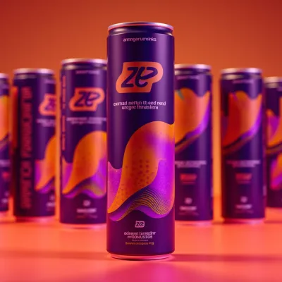 AI-Generated packaging for Drinks can in the Beverages industry