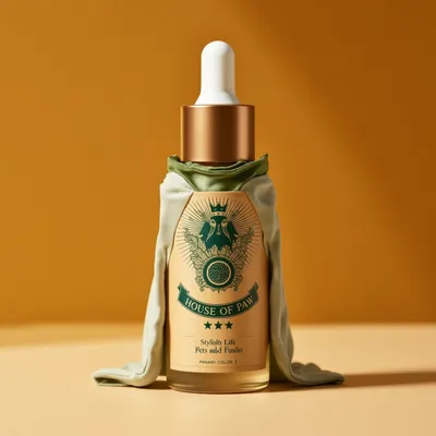 AI-Generated packaging for Dropper bottle