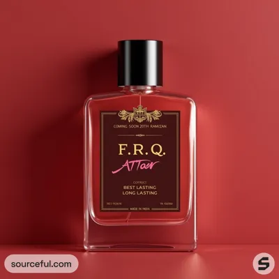 AI-Generated packaging for Perfume bottle in the Fragrances industry