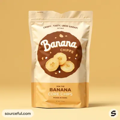 AI-Generated packaging for Food pouch in the Food and Snacks industry