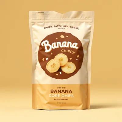 AI-Generated packaging for Food pouch in the Food and Snacks industry