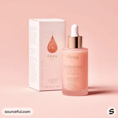AI-Generated packaging for Dropper bottle in the Beauty and Personal Care industry