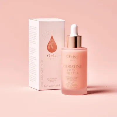 AI-Generated Dropper bottle packaging for Beauty and Personal Care