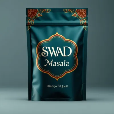 AI-Generated packaging for Food pouch in the Gourmet and Specialty Foods industry