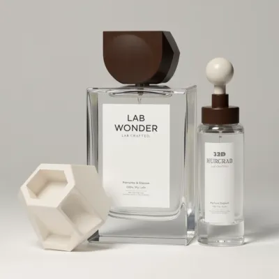 AI-Generated packaging for Perfume bottle
