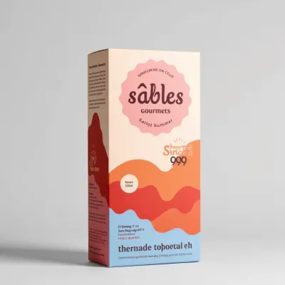 AI-Generated white carton box packaging