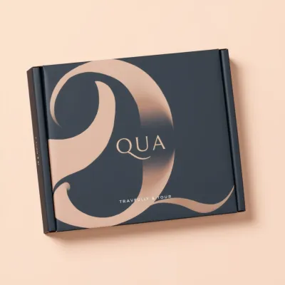 AI-Generated black mailer box packaging