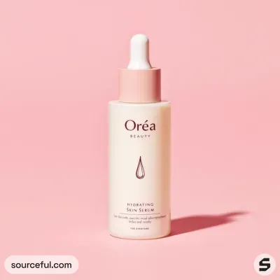 AI-Generated packaging for Dropper bottle in the Beauty and Personal Care industry