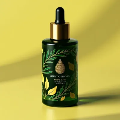 AI-Generated Dropper bottle packaging for Beauty and Personal Care