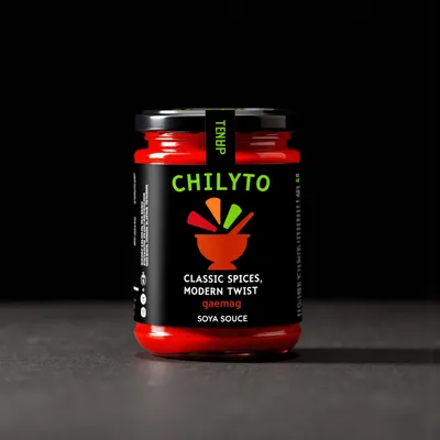 AI-Generated packaging for Food glass jar