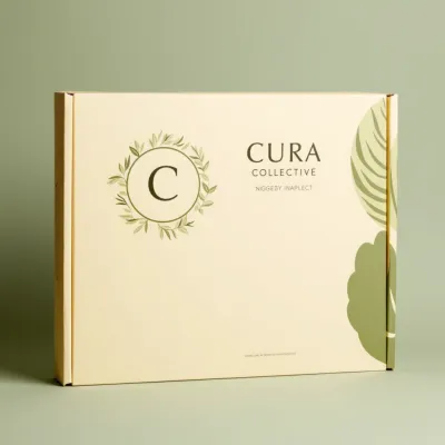 AI-Generated modern mailer box packaging
