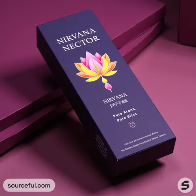 AI-Generated packaging for Carton box in the Fragrances industry