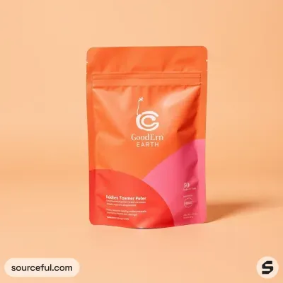 AI-Generated packaging for Food pouch in the Organic and Natural Products industry