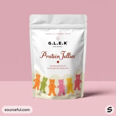 AI-Generated packaging for Food pouch in the Health and Wellness industry