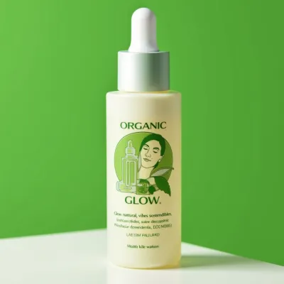 AI-Generated packaging for Dropper bottle