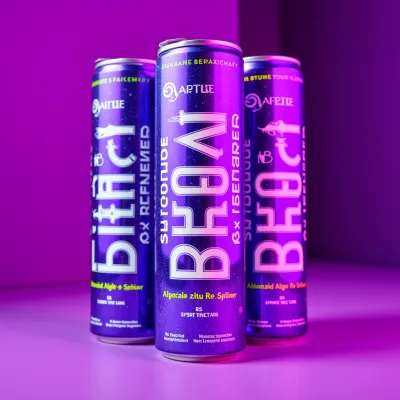 AI-Generated packaging for Drinks can in the Beverages industry