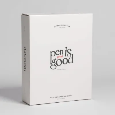 AI-Generated black mailer box packaging