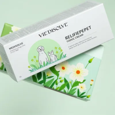 AI-Generated white carton box packaging