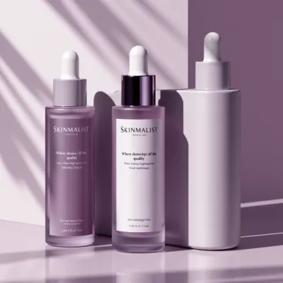 AI-Generated packaging for Dropper bottle in the Skincare industry