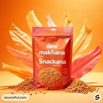 AI-Generated packaging for Food pouch in the Food and Snacks industry