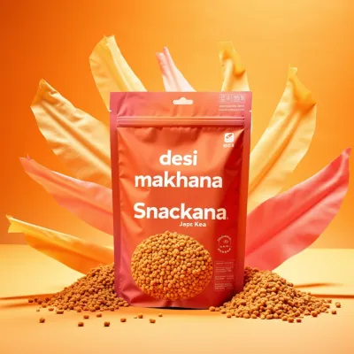 AI-Generated packaging for Food pouch in the Food and Snacks industry
