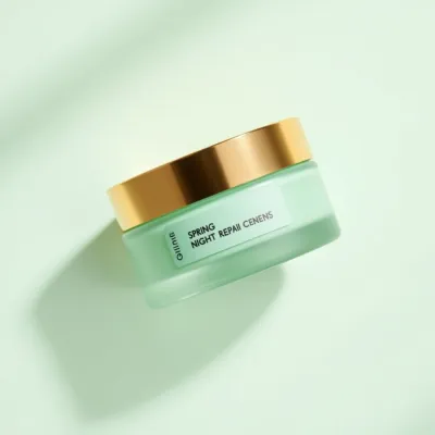 AI-Generated packaging for Food glass jar in the Beauty and Personal Care industry