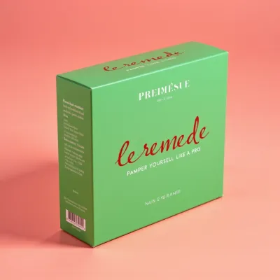 AI-Generated packaging for Carton box in the Skincare industry