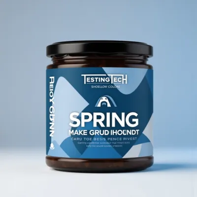 AI-Generated packaging for Food glass jar