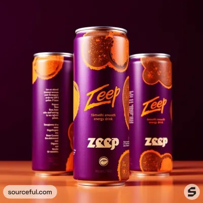 AI-Generated packaging for Drinks can in the Beverages industry