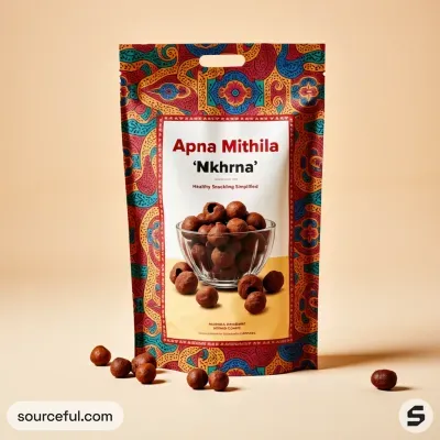 AI-Generated packaging for Food pouch in the Food and Snacks industry