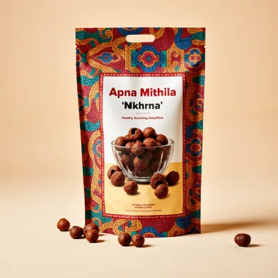 AI-Generated packaging for Food pouch in the Food and Snacks industry