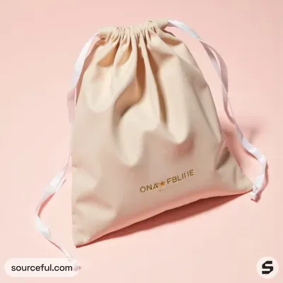 AI-Generated packaging for Drawstring bag