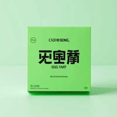 AI-Generated hunter green carton box packaging