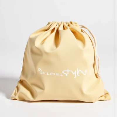 AI-Generated packaging for Drawstring bag