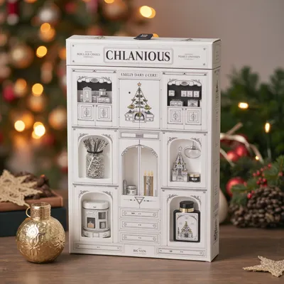 AI-Generated packaging for Advent calendar