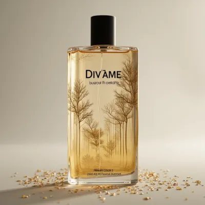 AI-Generated packaging for Perfume bottle