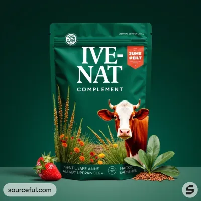 AI-Generated packaging for Food pouch in the Health and Wellness industry