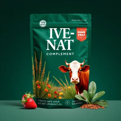 AI-Generated packaging for Food pouch in the Health and Wellness industry