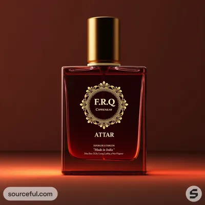 AI-Generated packaging for Perfume bottle in the Fragrances industry