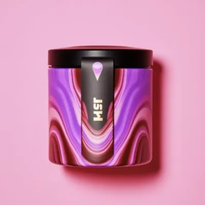 AI-Generated packaging for Cosmetics glass jar in the Furniture and Home Decor industry