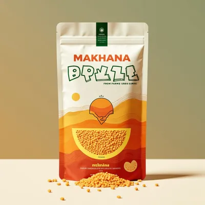 AI-Generated hunter green food pouch packaging